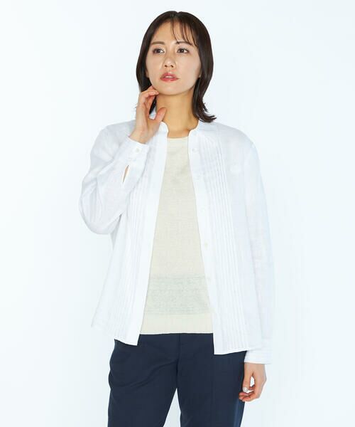 SCAPA Lサイズ / スキャパエルサイズ シャツ・ブラウス | フロレンスリネンブラウス | 詳細14