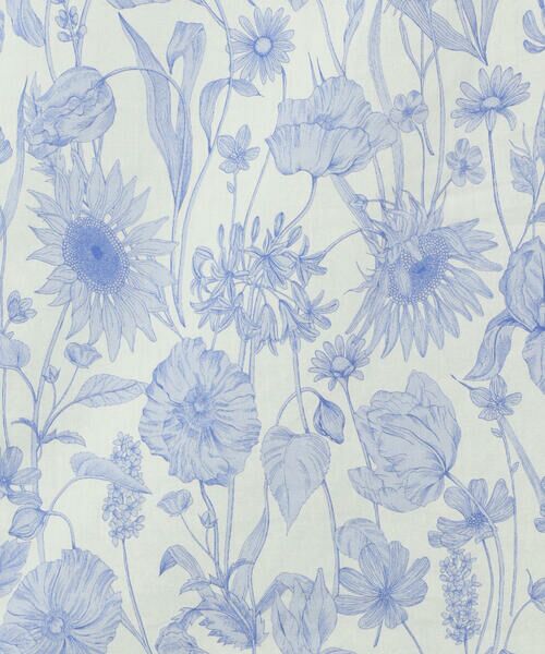 セール】 Liberty Printモノフラワーシャツブラウス
