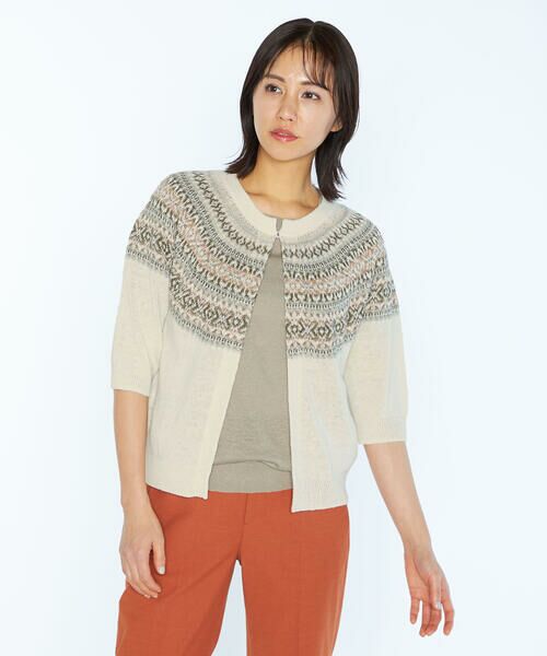 SCAPA Lサイズ / スキャパエルサイズ ニット・セーター | エテフェアアイルニット（ブラウン）