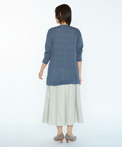 SCAPA Lサイズ / スキャパエルサイズ ニット・セーター | シアーハイゲージニットロングカーディガン | 詳細3