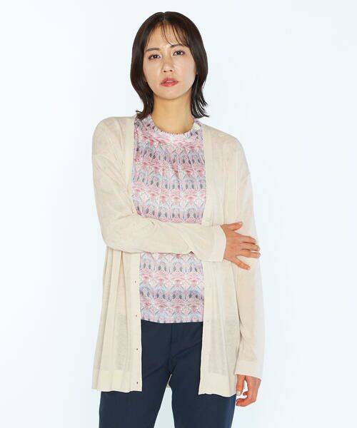 SCAPA Lサイズ / スキャパエルサイズ ニット・セーター | シアーハイゲージニットロングカーディガン | 詳細9