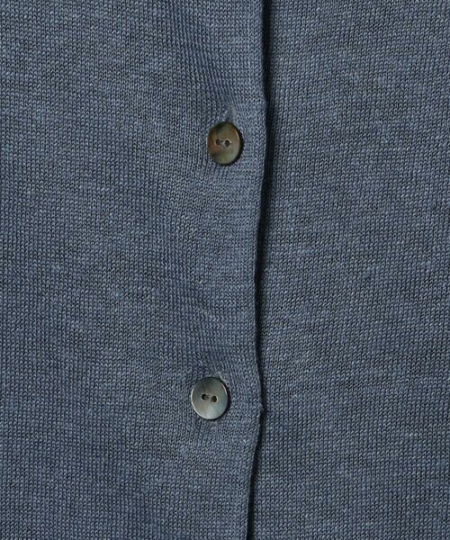SCAPA Lサイズ / スキャパエルサイズ ニット・セーター | ハイゲージリネンニットカーディガン | 詳細1