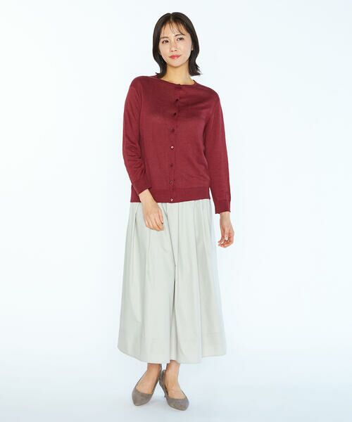 SCAPA Lサイズ / スキャパエルサイズ ニット・セーター | ハイゲージリネンニットカーディガン | 詳細3