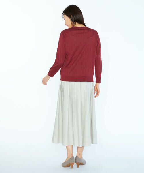 SCAPA Lサイズ / スキャパエルサイズ ニット・セーター | ハイゲージリネンニットカーディガン | 詳細5