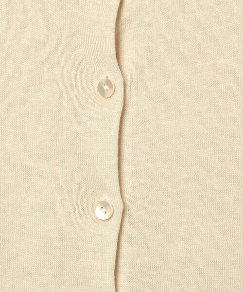 SCAPA Lサイズ / スキャパエルサイズ ニット・セーター | ハイゲージリネンニットカーディガン | 詳細8