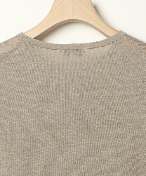 SCAPA Lサイズ / スキャパエルサイズ ニット・セーター | ハイゲージリネンニットカーディガン | 詳細12