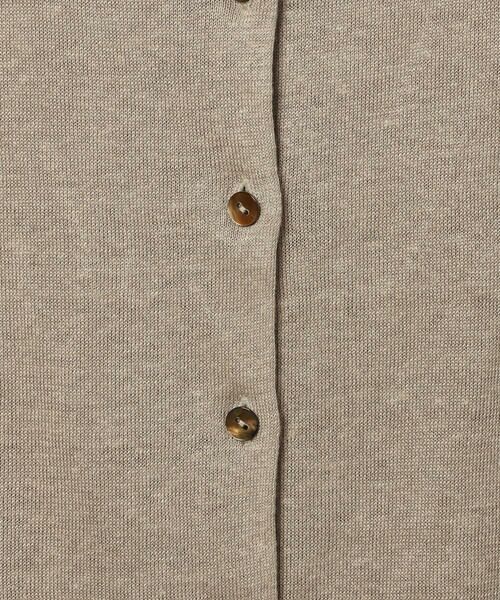 SCAPA Lサイズ / スキャパエルサイズ ニット・セーター | ハイゲージリネンニットカーディガン | 詳細15