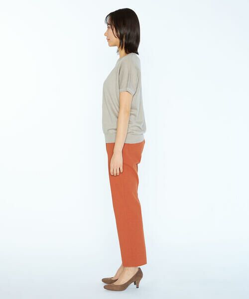 SCAPA Lサイズ / スキャパエルサイズ ニット・セーター | ハイゲージリネンニット半袖プルオーバー | 詳細12