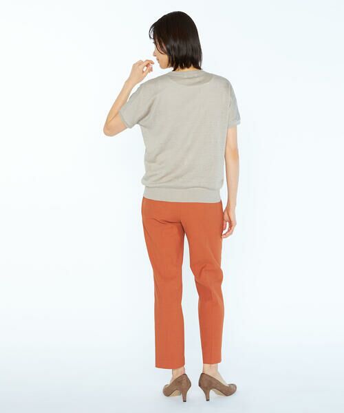 SCAPA Lサイズ / スキャパエルサイズ ニット・セーター | ハイゲージリネンニット半袖プルオーバー | 詳細13