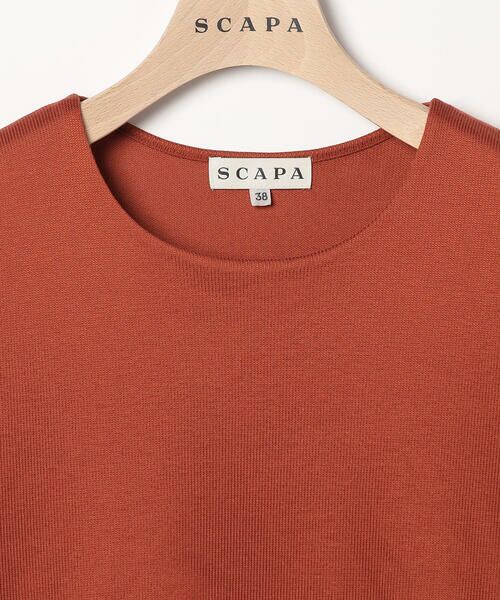 SCAPA Lサイズ / スキャパエルサイズ カットソー | リブスムースプルオーバーカットソー | 詳細8