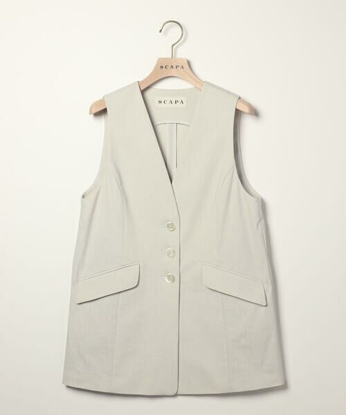 SCAPA Lサイズ / スキャパエルサイズ テーラードジャケット | ストレッチコットンベスト | 詳細12