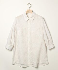 SCAPA Lサイズ / スキャパエルサイズ シャツ・ブラウス | フラワーエンブロイダリーブラウス