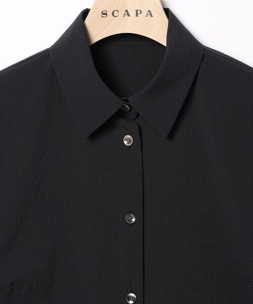 SCAPA Lサイズ / スキャパエルサイズ シャツ・ブラウス | サッカーギンガムブラウス | 詳細3