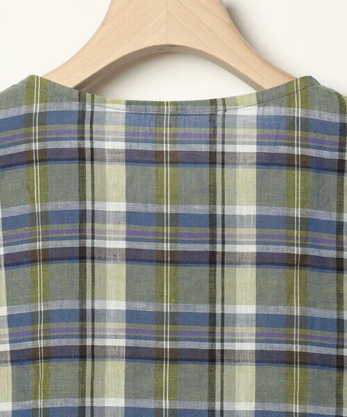 SCAPA Lサイズ / スキャパエルサイズ シャツ・ブラウス | リネンチェックブラウス | 詳細3