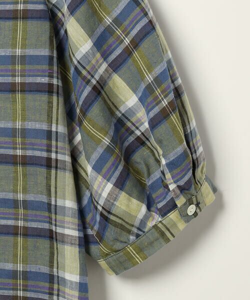 SCAPA Lサイズ / スキャパエルサイズ シャツ・ブラウス | リネンチェックブラウス | 詳細5