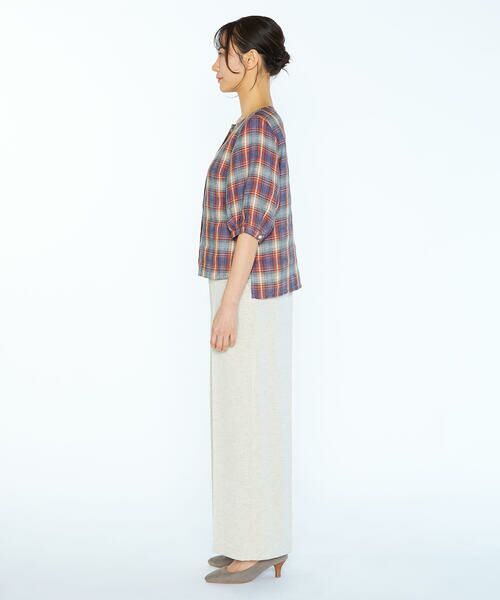 SCAPA Lサイズ / スキャパエルサイズ シャツ・ブラウス | リネンチェックブラウス | 詳細10