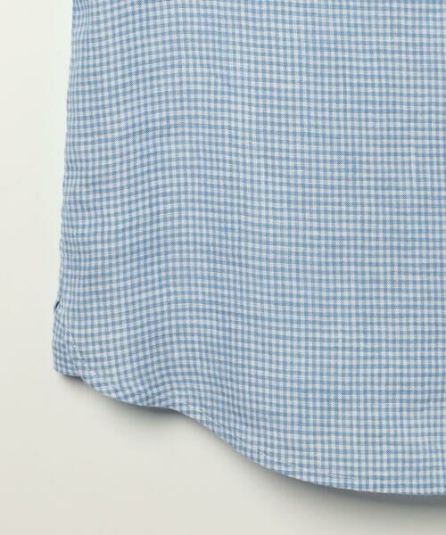SCAPA Lサイズ / スキャパエルサイズ シャツ・ブラウス | リネンギンガム七分袖ブラウス | 詳細6