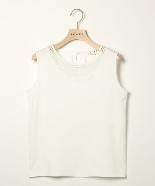SCAPA Lサイズ / スキャパエルサイズ カットソー | エンブロジャージノースリーブカットソー | 詳細10