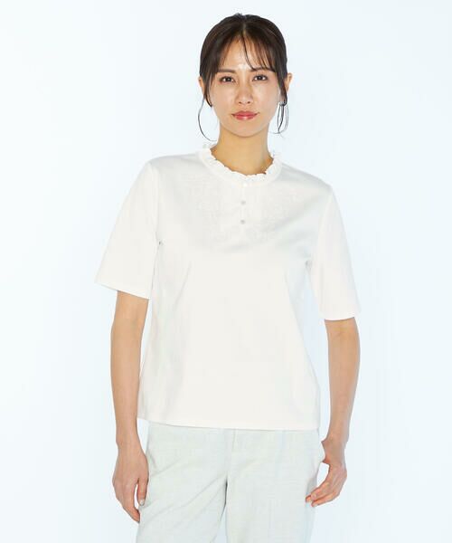 SCAPA Lサイズ / スキャパエルサイズ カットソー | エンブロジャージ半袖カットソー | 詳細11