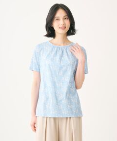 セール】 コットンスムース刺繍カットソー （カットソー