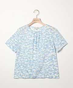 SCAPA Lサイズ / スキャパエルサイズ クリアエンブロフレアー袖カットソー クリアエンブロフレアー袖カットソー （カットソー）｜SCAPA L