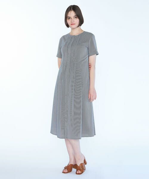 SCAPA Lサイズ / スキャパエルサイズ ドレス | アソートメッシュワンピース（グレー）
