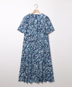 SCAPA ワンピース　L 42 セール】 Liberty Printアイアンワンピース （ドレス）｜SCAPA