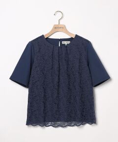 SCAPA Lサイズ / スキャパエルサイズ カットソー | レースジャージ半袖カットソー