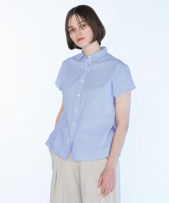 SCAPA Lサイズ / スキャパエルサイズ シャツ・ブラウス | コットンストライプブラウス