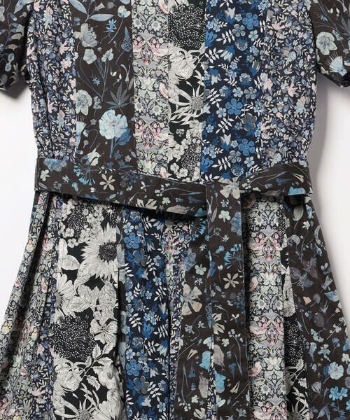 SCAPA Lサイズ / スキャパエルサイズ ドレス | Liberty Printパッチワーク2ワンピース | 詳細11