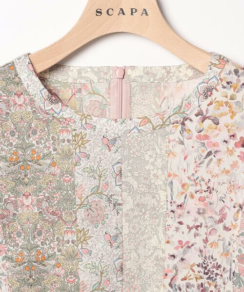 SCAPA Lサイズ / スキャパエルサイズ ドレス | 【WEB限定】Liberty Printパッチワーク3ワンピース | 詳細8