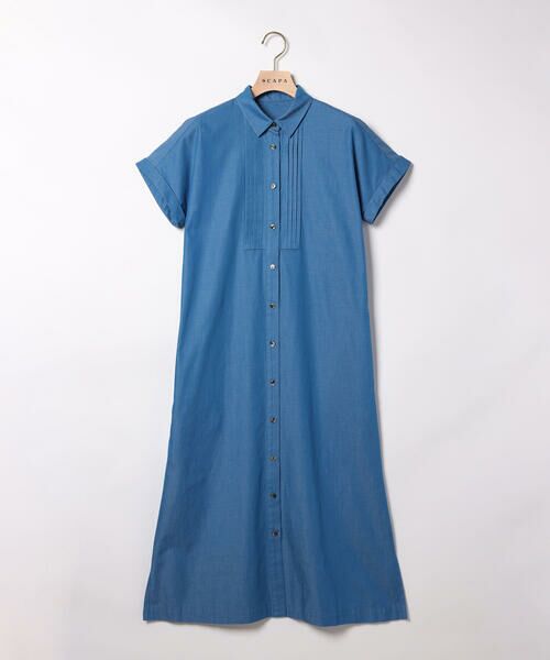 SCAPA Lサイズ / スキャパエルサイズ ドレス | ライトダンガリーワンピース | 詳細2