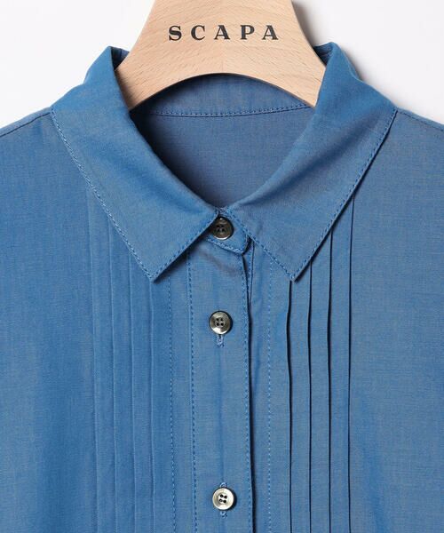 SCAPA Lサイズ / スキャパエルサイズ ドレス | ライトダンガリーワンピース | 詳細3