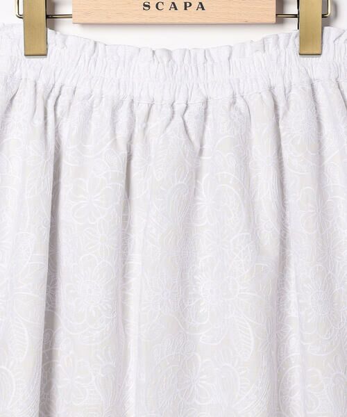 SCAPA Lサイズ / スキャパエルサイズ ミニ・ひざ丈スカート | エンブロフラワースカート | 詳細2