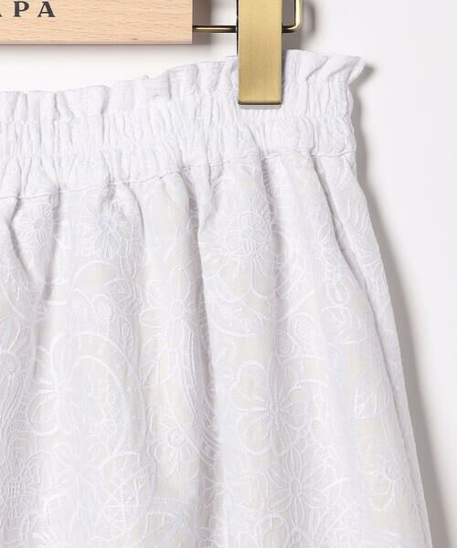 SCAPA Lサイズ / スキャパエルサイズ ミニ・ひざ丈スカート | エンブロフラワースカート | 詳細4