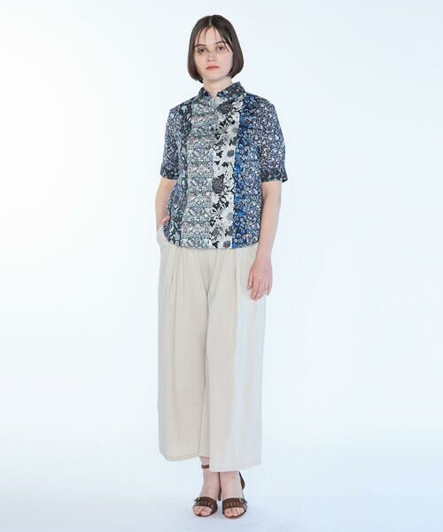 SCAPA Lサイズ / スキャパエルサイズ シャツ・ブラウス | Liberty Printパッチワーク2ブラウス | 詳細1