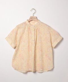 SCAPA Lサイズ / スキャパエルサイズ シャツ・ブラウス | Liberty Printウェーブスタンド衿ブラウス