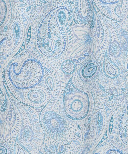 SCAPA Lサイズ / スキャパエルサイズ シャツ・ブラウス | Liberty Printウェーブスタンド衿ブラウス | 詳細1