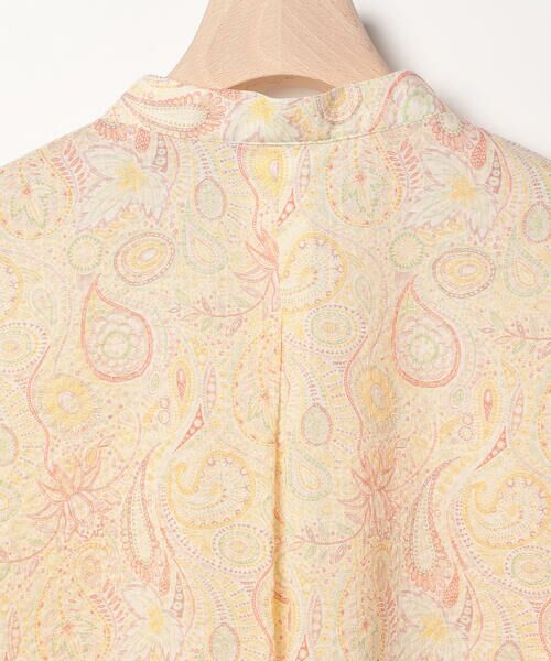 SCAPA Lサイズ / スキャパエルサイズ シャツ・ブラウス | Liberty Printウェーブスタンド衿ブラウス | 詳細10