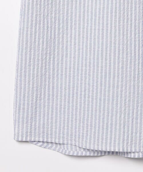 SCAPA Lサイズ / スキャパエルサイズ シャツ・ブラウス | サッカーストライプフレンチスリーブブラウス | 詳細5