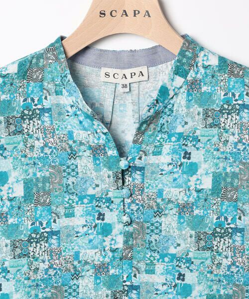 SCAPA Lサイズ / スキャパエルサイズ カットソー | Liberty Printアーカイブ衿付きカットソー | 詳細2
