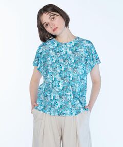 SCAPA Lサイズ / スキャパエルサイズ カットソー | Liberty Printアーカイブフリル袖カットソー