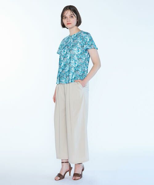 SCAPA Lサイズ / スキャパエルサイズ カットソー | Liberty Printアーカイブフリル袖カットソー | 詳細1