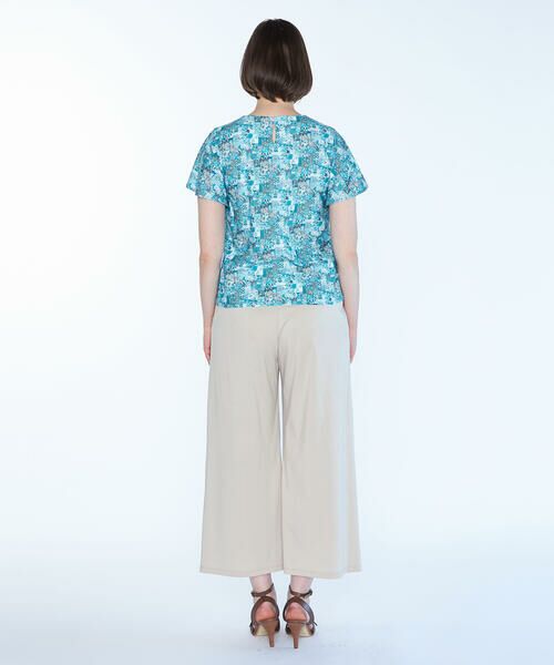 SCAPA Lサイズ / スキャパエルサイズ カットソー | Liberty Printアーカイブフリル袖カットソー | 詳細3