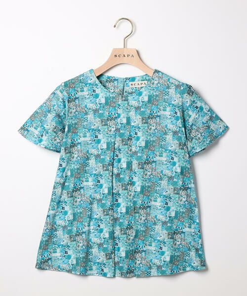 SCAPA Lサイズ / スキャパエルサイズ カットソー | Liberty Printアーカイブフリル袖カットソー | 詳細4