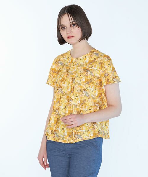 SCAPA Lサイズ / スキャパエルサイズ カットソー | Liberty Printアーカイブフリル袖カットソー | 詳細11