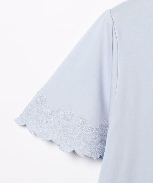 SCAPA Lサイズ / スキャパエルサイズ カットソー | クリアエンブロフレアー袖カットソー | 詳細4