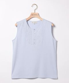 SCAPA Lサイズ / スキャパエルサイズ カットソー | クリアエンブロノスリーブカットソー