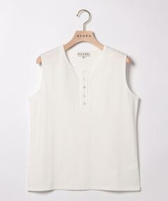 SCAPA Lサイズ / スキャパエルサイズ カットソー | クリアエンブロノスリーブカットソー