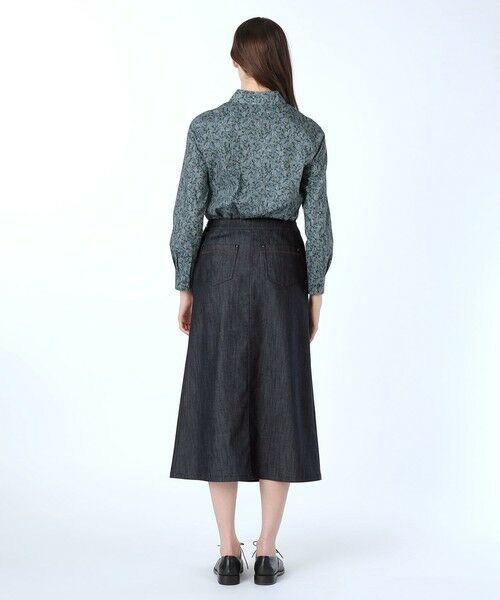 SCAPA Lサイズ / スキャパエルサイズ シャツ・ブラウス | サラサリーフプリントシャツカラーブラウス | 詳細3